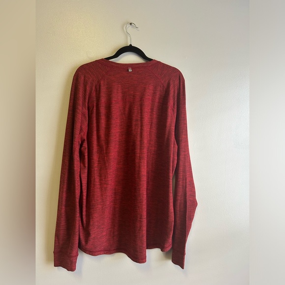 American Eagle Flex Mens Red Long Sleeve Shirt Size XL - Picture 2 of 3